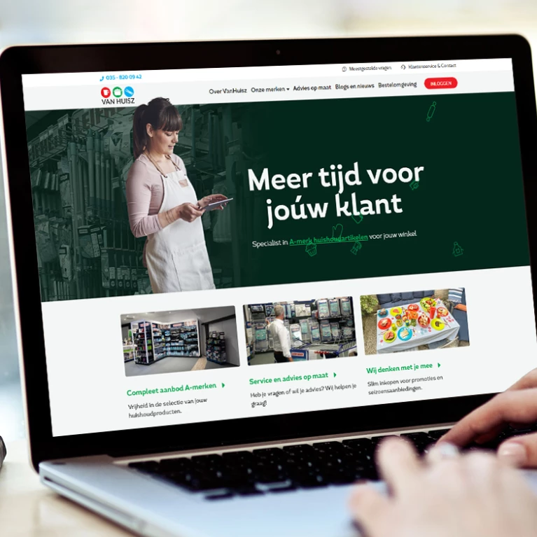 Website en content voor VanHuisz